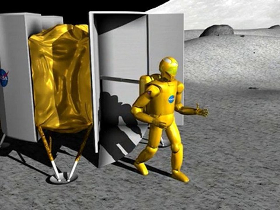 NASA's JSC Project M : Humanoid on the moon