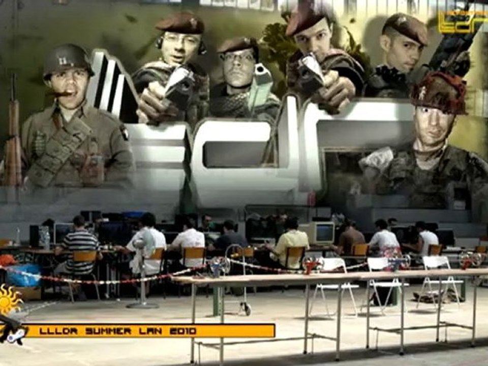 LLLDR SUMMER LAN 2010 - COD4 LEFT 4 DEAD 2 (MUSIC METALLICA)