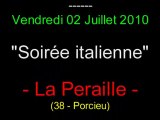 Soirée italienne a la Peraille (02/07/2010)
