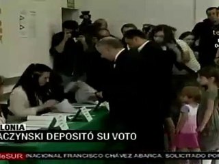 Vota Kaczynski en segunda vuelta electoral de Polonia
