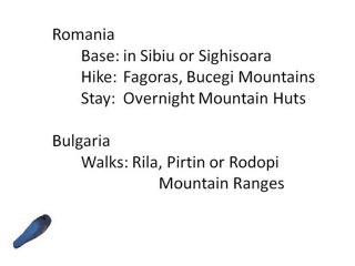 Best places for Eastern Europe Walking