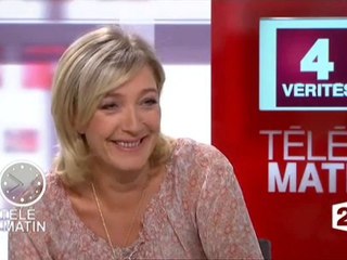 Marine Le Pen invitée -Les 4 vérités- France 2