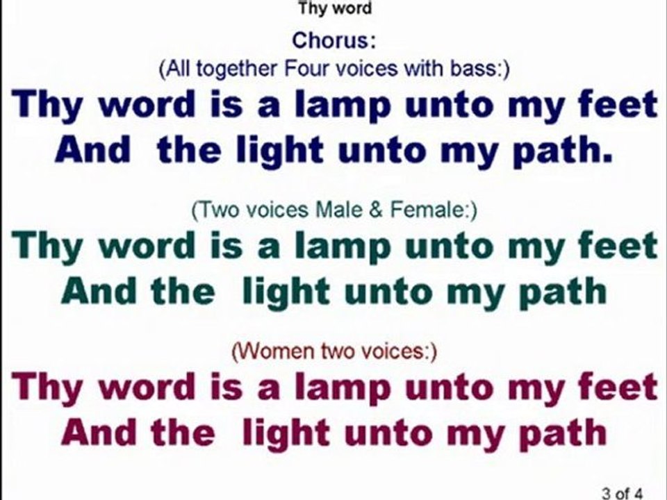 Thy Word