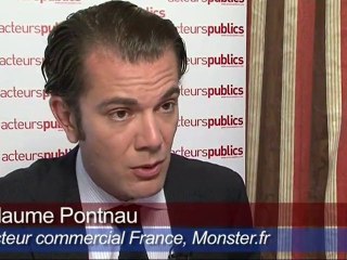 Guillaume Pontnau, directeur du pôle secteur public, Monster