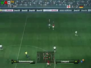England VS Germany [PES 2010] - 2nd half