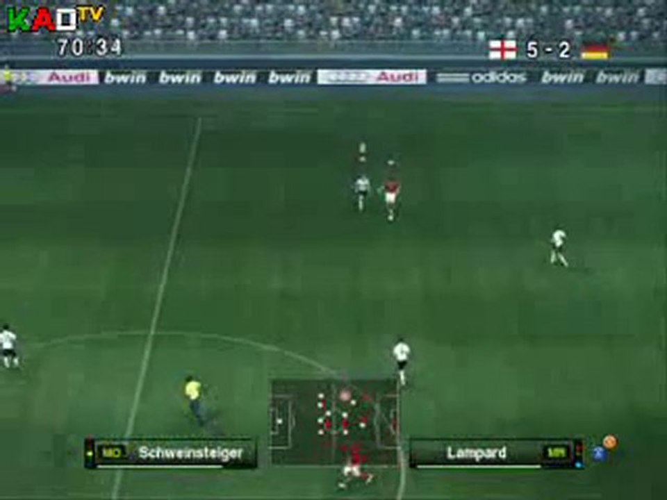 England VS Germany [PES 2010] - 2nd half