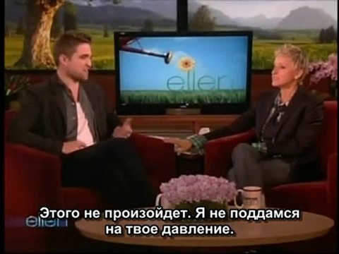 Роб на шоу Эллен. Часть 1 (русские субтитры)