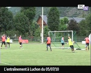 Stage à Luchon: l'entraînement du 05/07