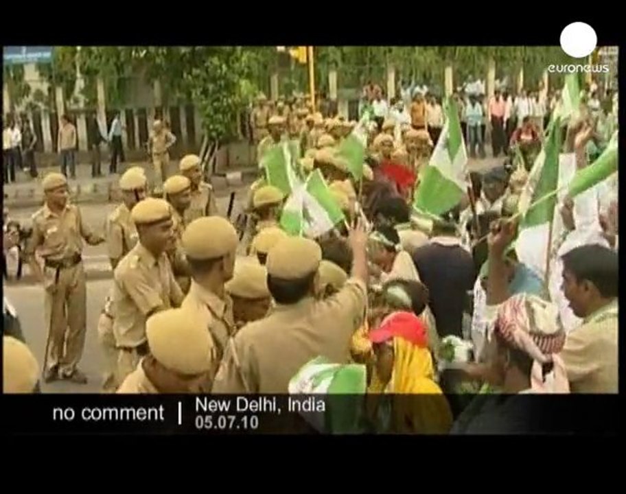India: protests over fuel price hike - no comment