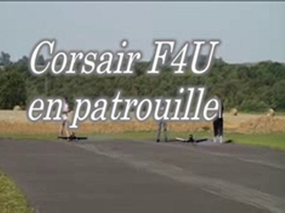 Vol en Patrouille des Corsairs de William et Franck