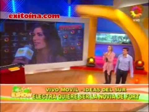 Exitoina.com - Electra quiere ser novia de Fort