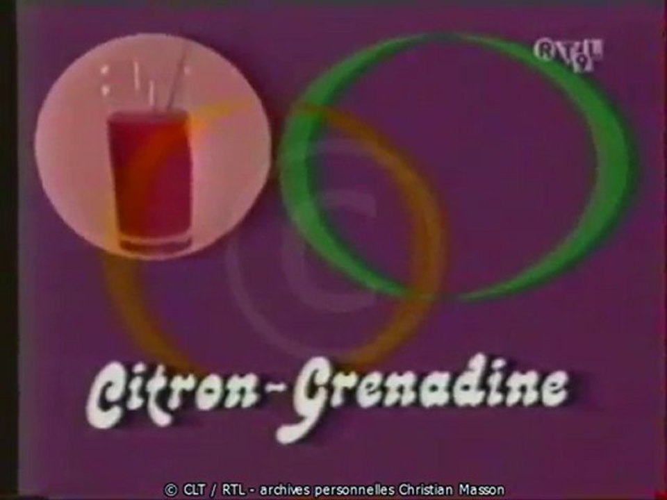 1979 Télé-Luxembourg - Citron Grenadine (première)
