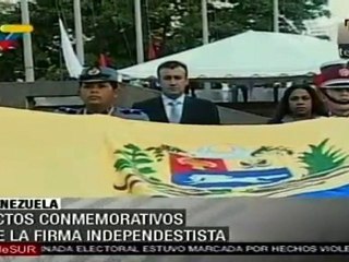 Venezuela conmemora 199 años de acta independentista