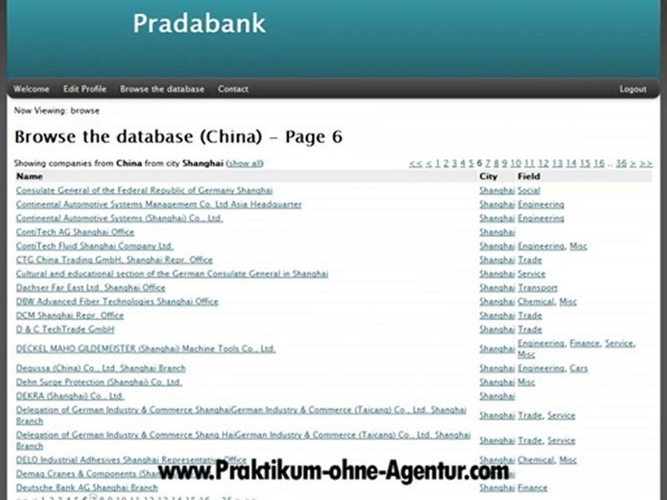 Praktikum Shanghai: Firmen für Praktikum Shanghai