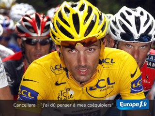 "J'ai dû penser à mes coéquipiers"