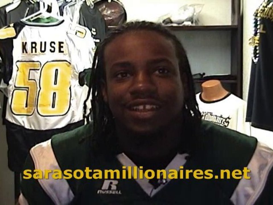 Sarasota Millionaires Football Spotlight-Rosson Allen Intvw