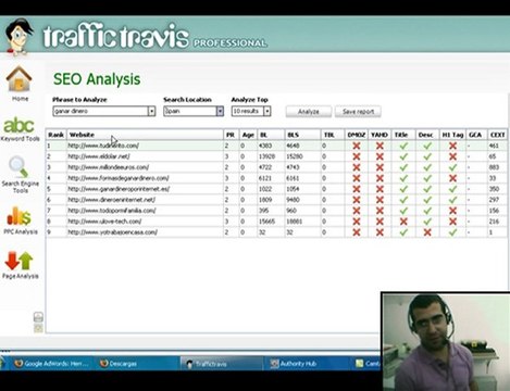 Herramientas seo (Video tutorial de una de ellas)