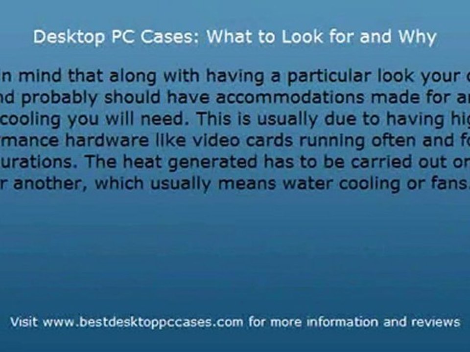 Desktop PC Cases: What to Look for and Why