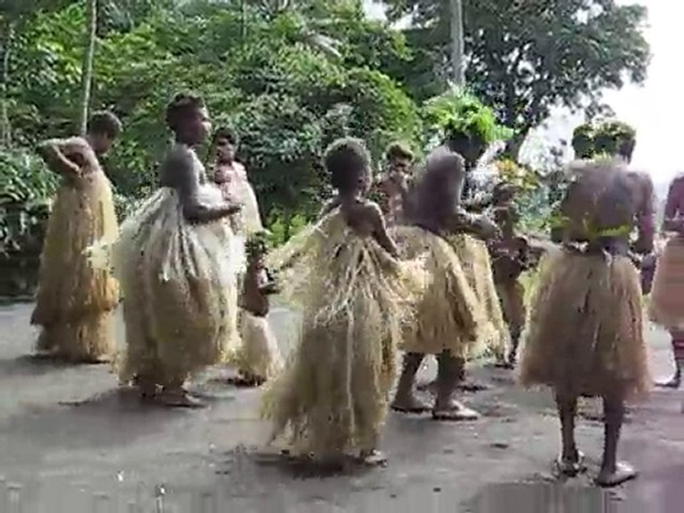 A kastom village in Tanna, Vanuatu