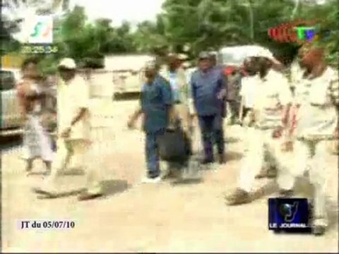 Une délégation du projet Congo San de la FAO en séjour à Oyo