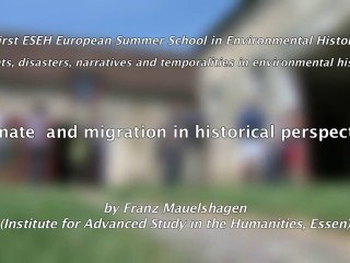 First European Summer School in Environmental History (2/3)