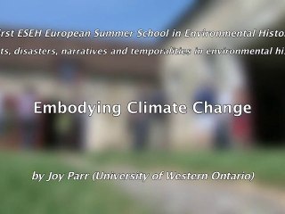 First European Summer School in Environmental History (3/3)