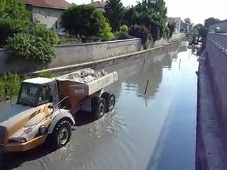 Renaturation de la Seille Vic juillet 2010