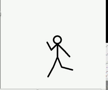 La vieille vidéo de pivot stck figure animator