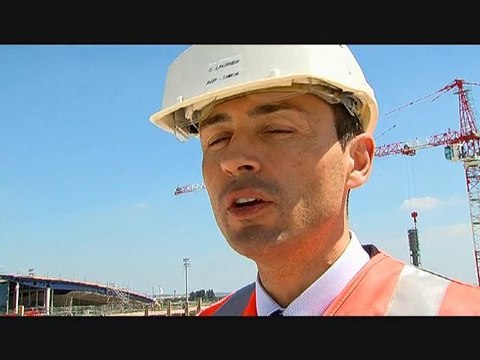 Le chantier du S4 à l'aeroport de Roissy CDG