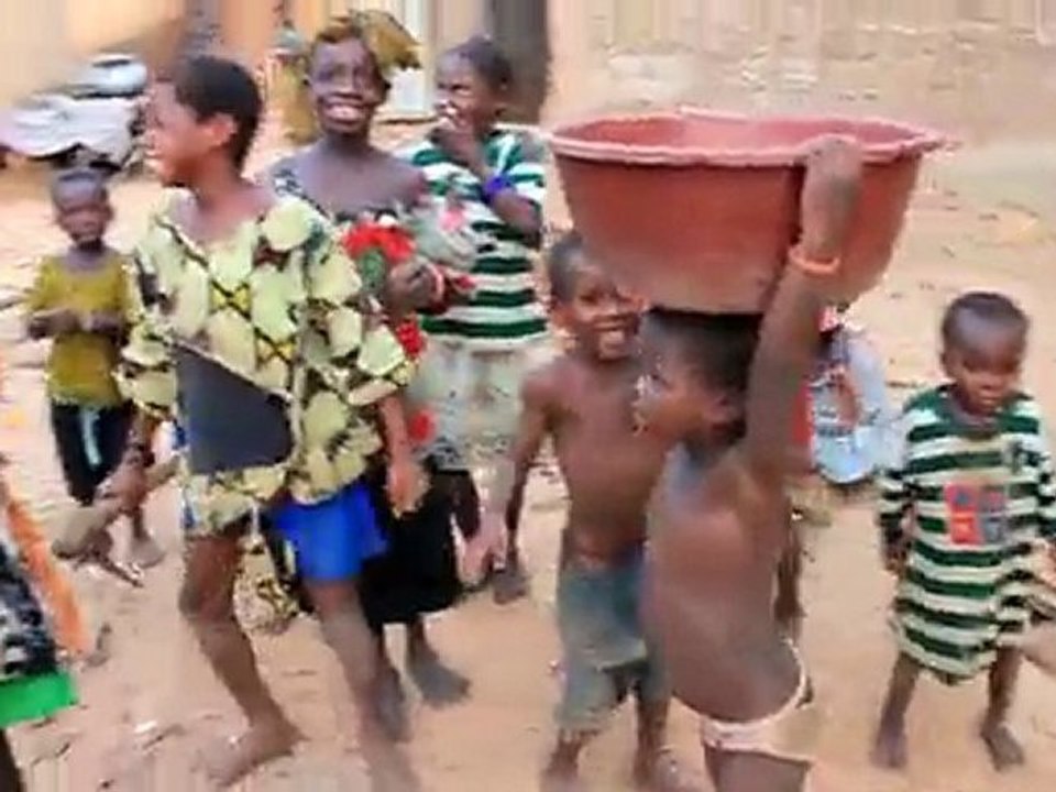 Les enfants d'un village du Mali