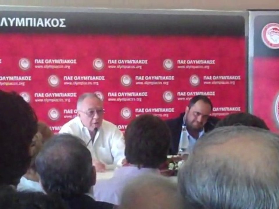 Sport24.gr Συνέντευξη Τύπου Κόκκαλη - Μαρινάκη (part 03)