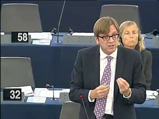 Guy Verhofstadt on Economic governance in the EU