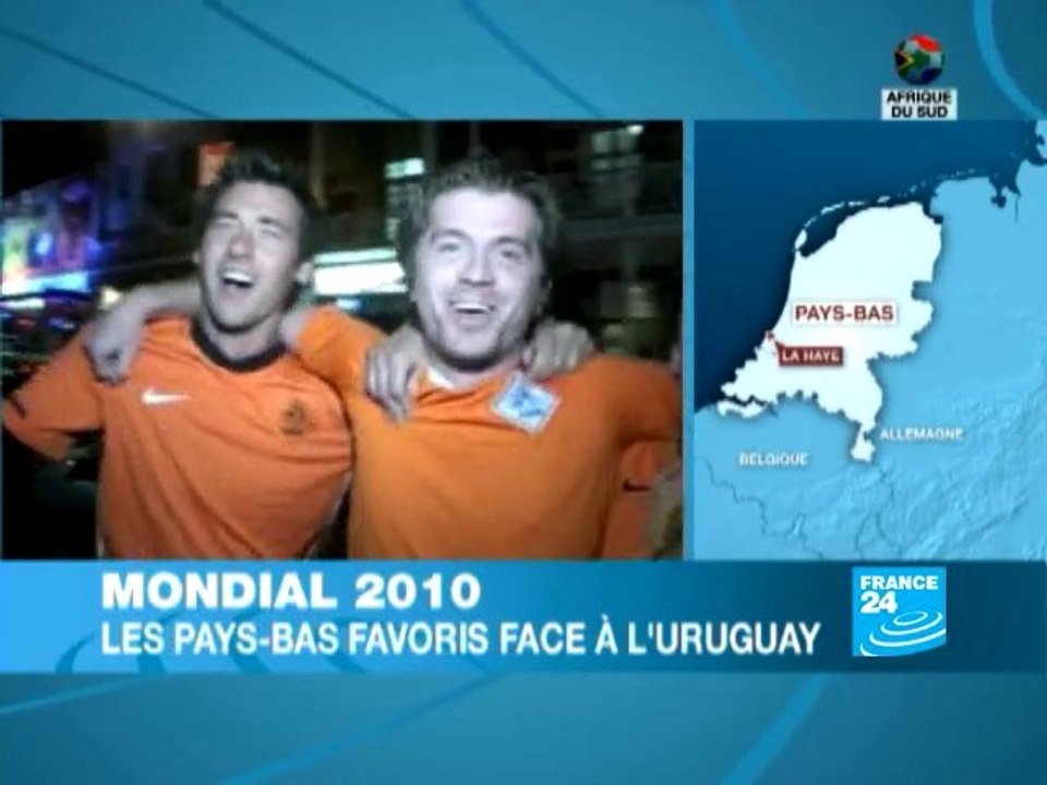 Mondial 2010 : les Pays-Bas favoris face à l’Uruguay