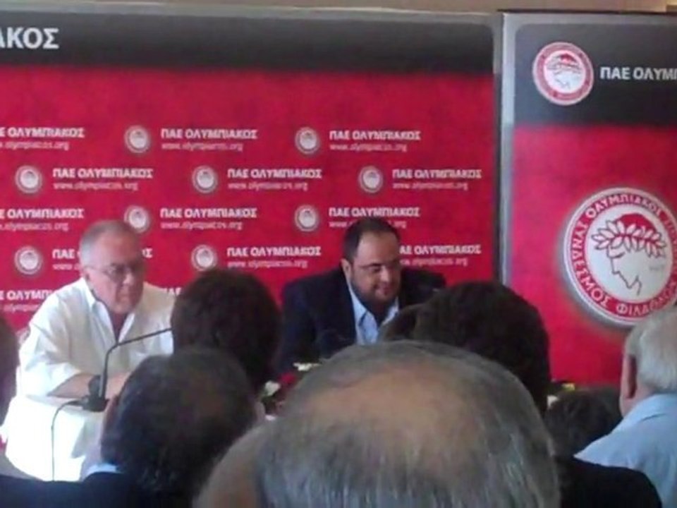 Sport24.gr Συνέντευξη Τύπου Κόκκαλη - Μαρινάκη (part 04)