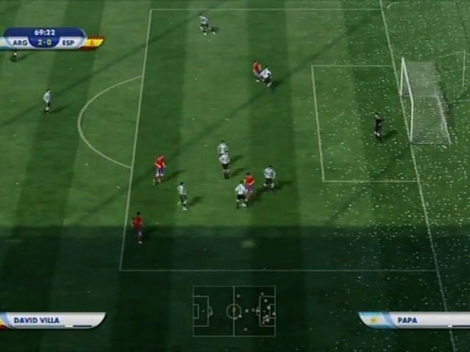 Argentine - Espagne Coupe du Monde FIFA 2010 Partie 2