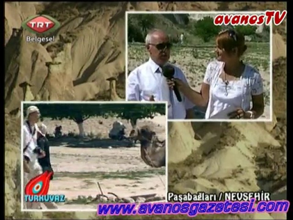 TRT Canlı Yayın Ekibi Avanos'ta