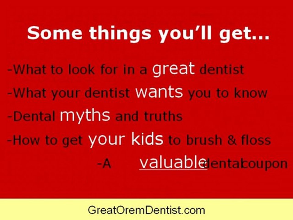 Orem Dentist|FREE TEETH WHITENING from top dentist in Orem