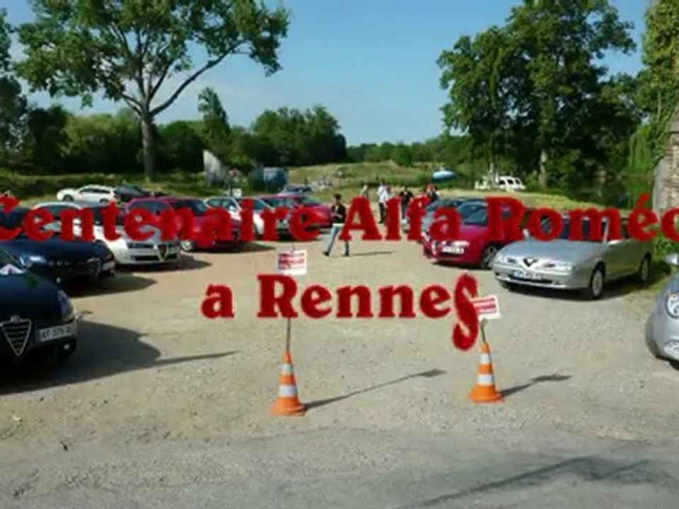 Centenaire Alfa Roméo à Rennes