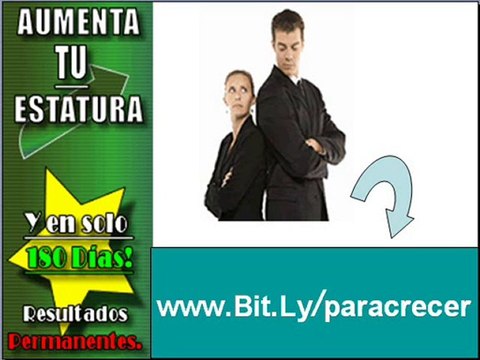 Descubre como crecer y aumentar de estatura y ser mas alto