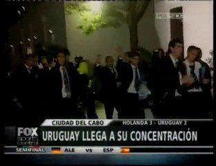 Uruguay Holanda - En el hotel