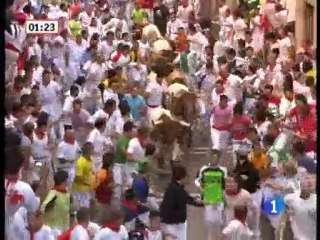 Primer encierro de San Fermín 2010