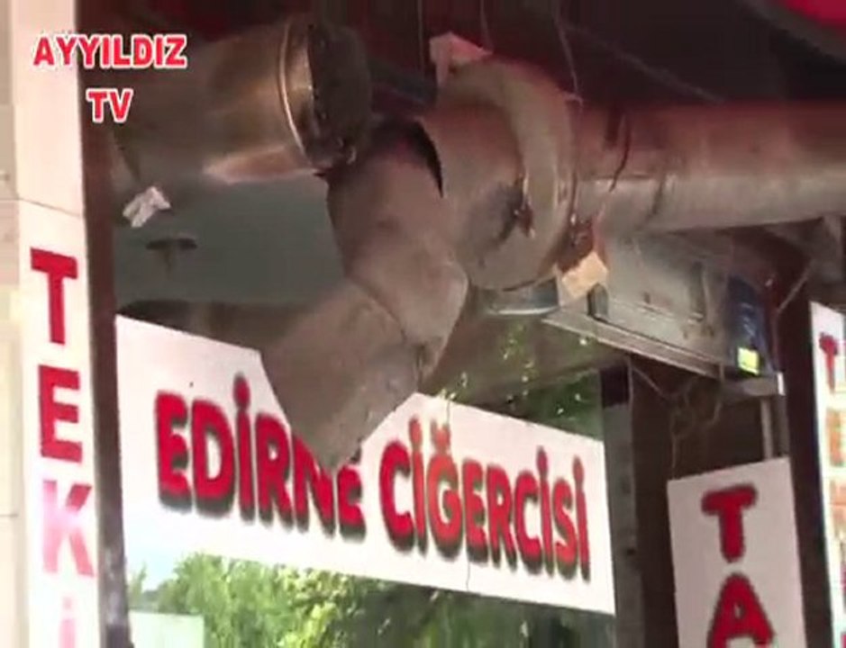 İstanbul Caddesinde yangın paniği