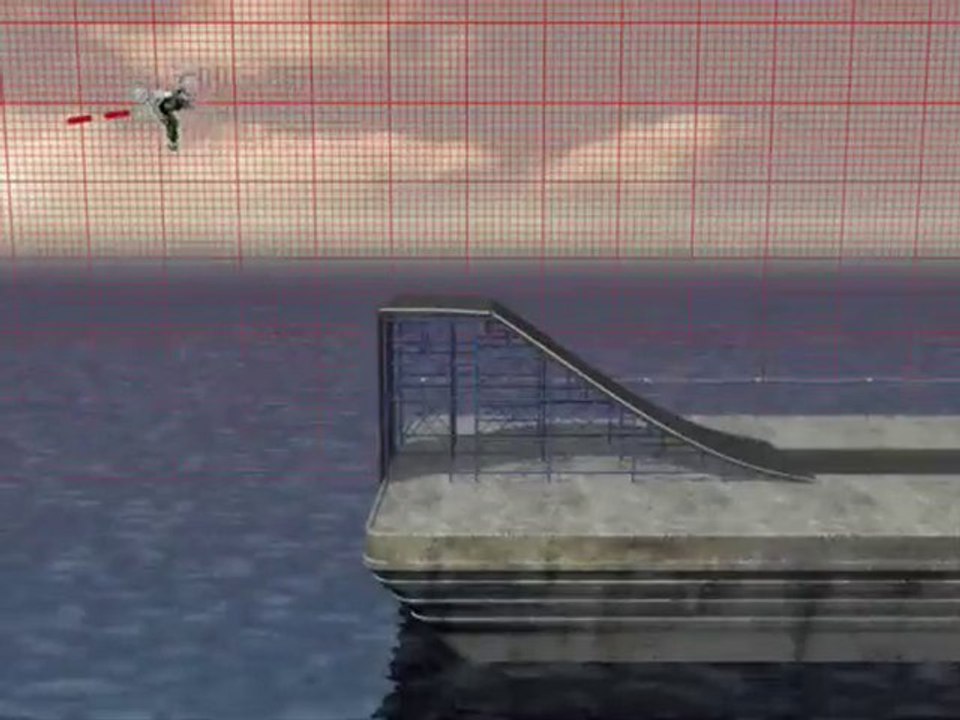 Stunt Junkies: Barge to Barge Backflip 03: Mike Metzger: TM