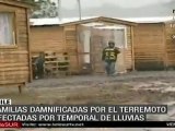 Familias chilenas damnificadas por terremoto, afectadas ahor