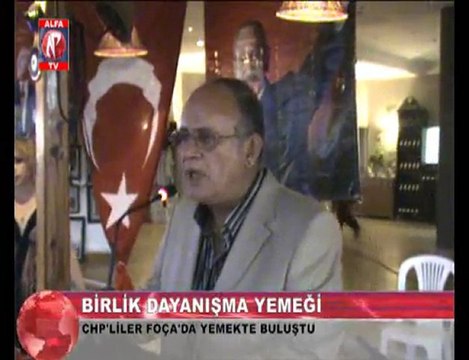 foça chp iktidara yürüyüş yemeği