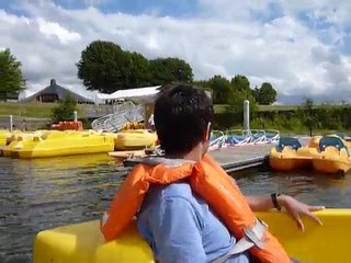 Echouage d'un canoë au Val joly