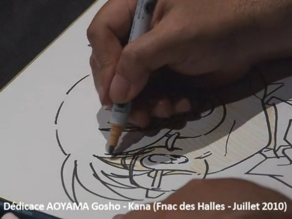 Dédicace AOYAMA Gosho - Kana (Fnac des Halles - Juillet 2010