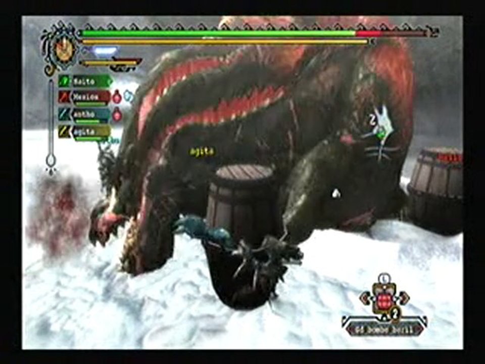 Monster Hunter 3 - Deviljho VS Dream Team Number Two