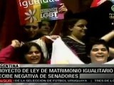 Proyecto de ley de matrimonio igualitario argentino recibe n