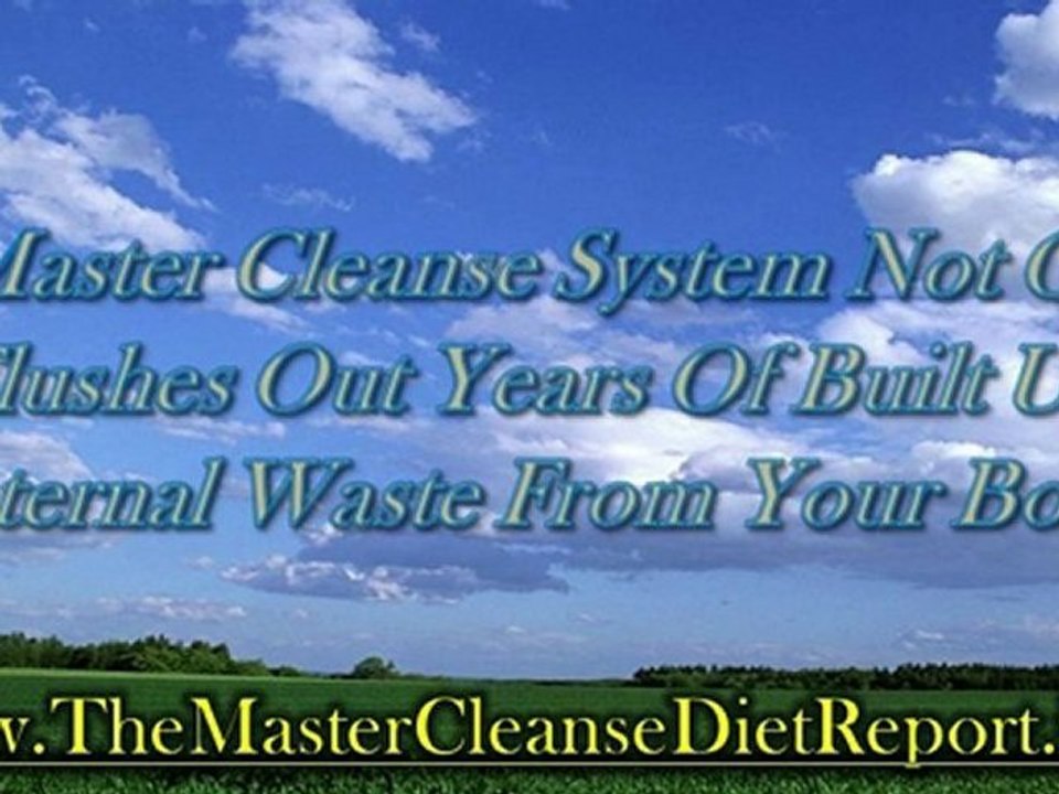 The Master Cleanse Diet Report